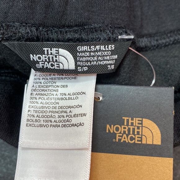 The North Face Girls Black Sweat Shorts US Small 7/8 - Picture 4 of 4
